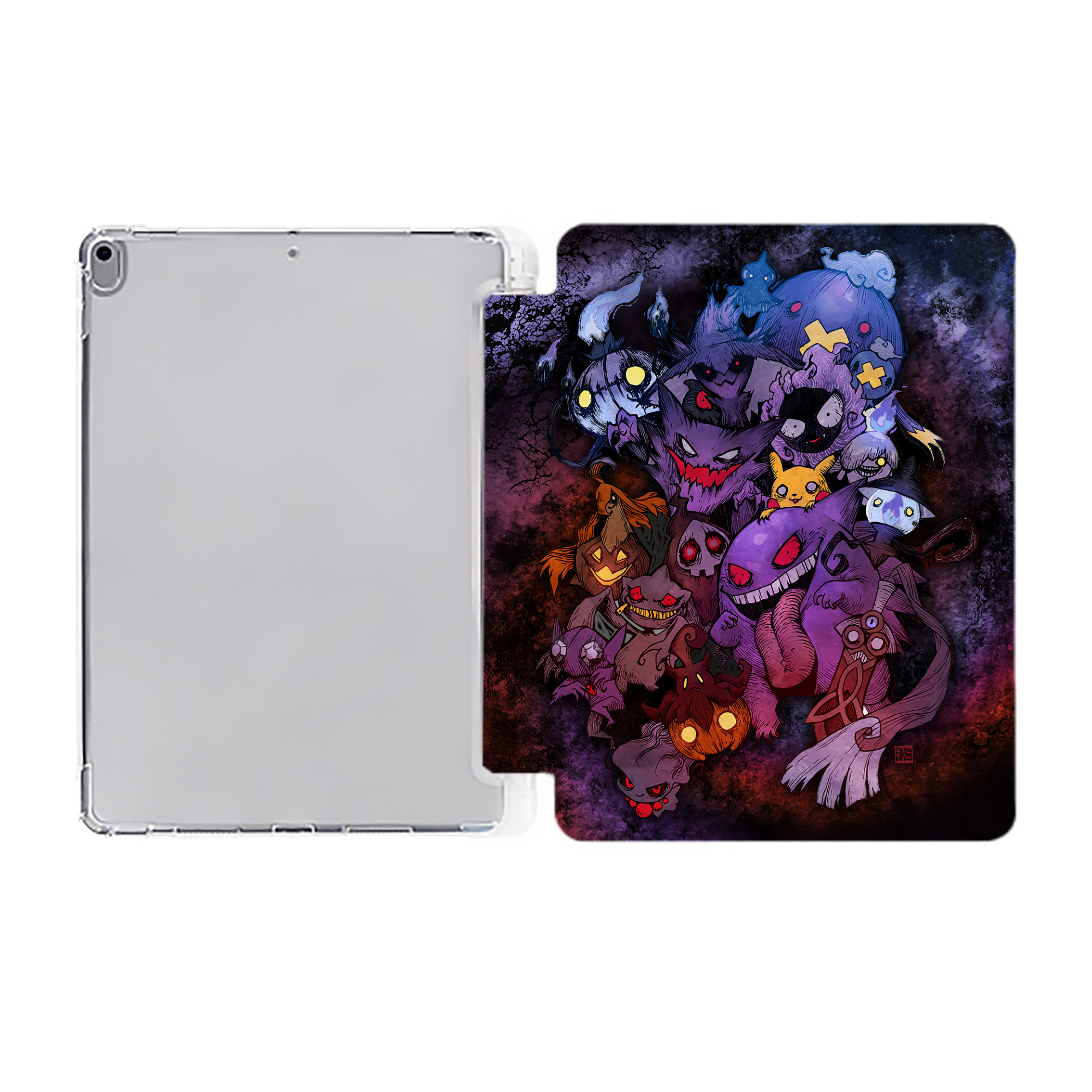 （画像用） ポケットモンスター Pokémon IPad ケース ペン収納付き 三つ折りスタンド PUレザー×シリコン 対応機種9.5/10.5/10.9インチ